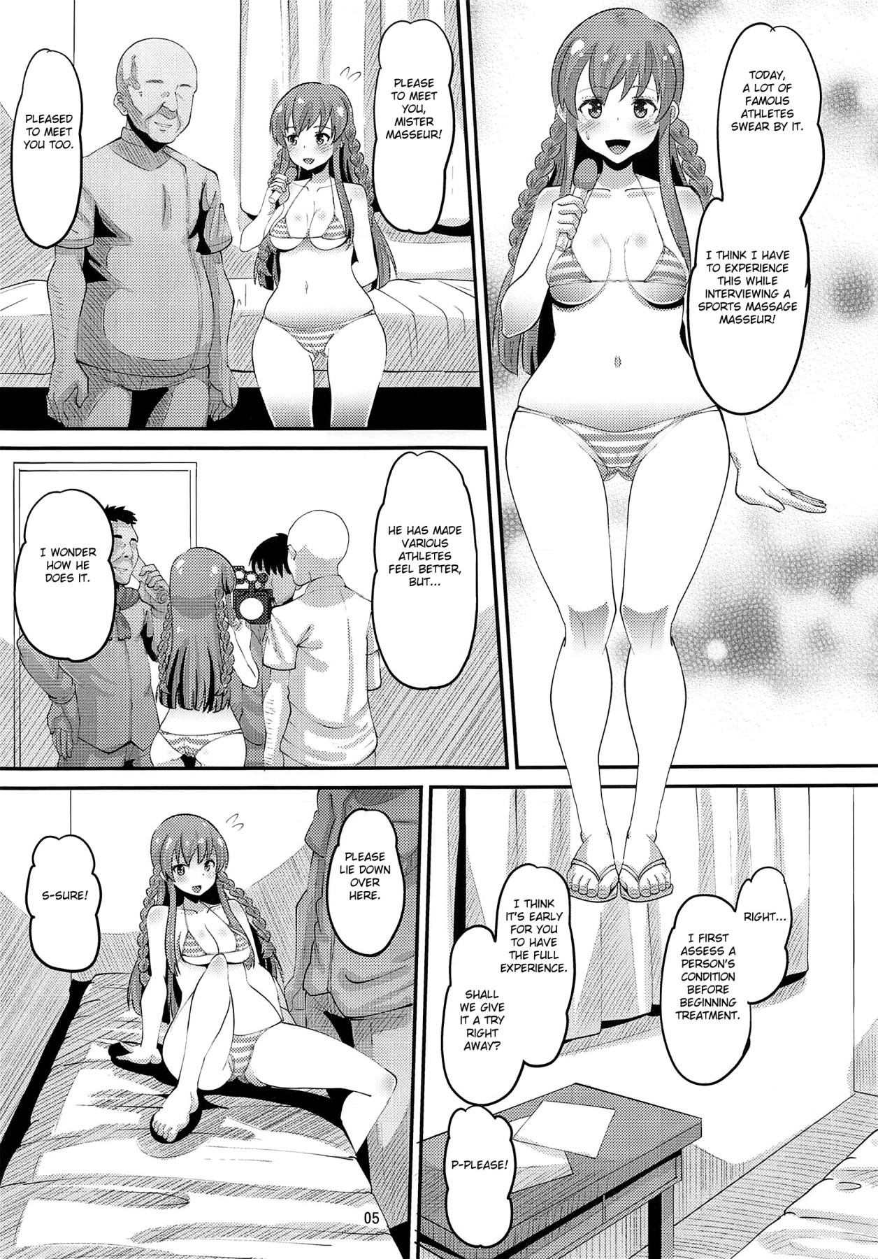 Hentai Manga Comic-Kousaka Umi Forced Sports Massage-Read-4